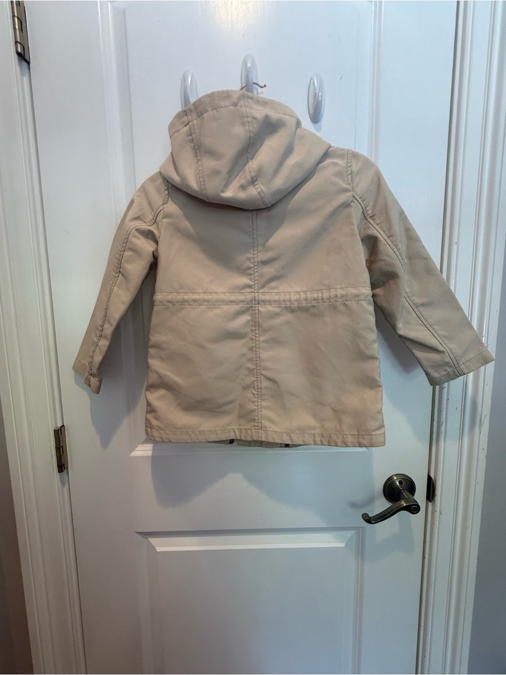 Zara Kids Hooded Trench Coat - Beige